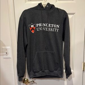 Princeton University Dark Gray Hoodie, size Small